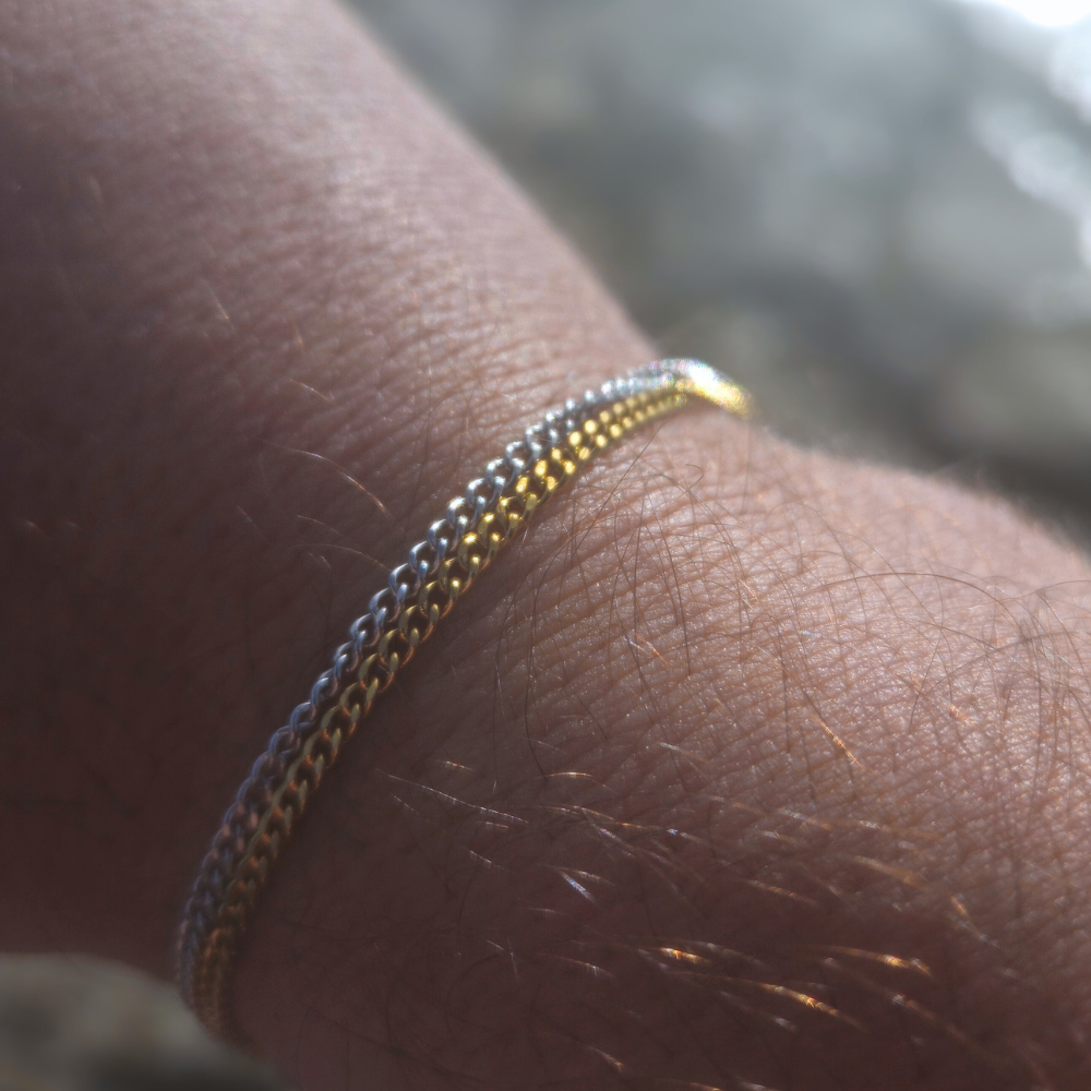 Minimal Cuban Bracelet
